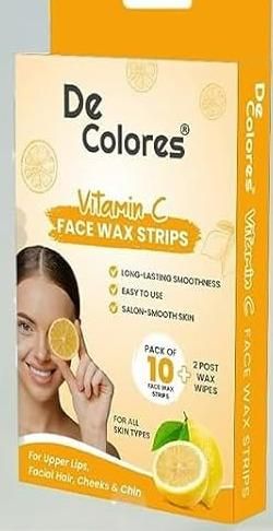 Vitamin C Face Wax Strips