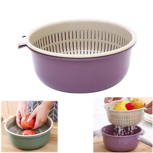 Kitchen Double Layer Drain Basket