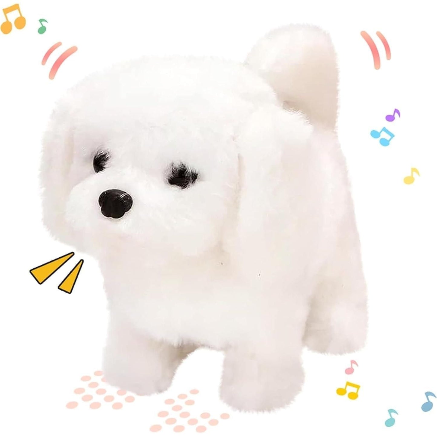 Walking Bunny Toy with Sounds Jumping Dog Wiggling Ears Twitching Mouth and Nose
